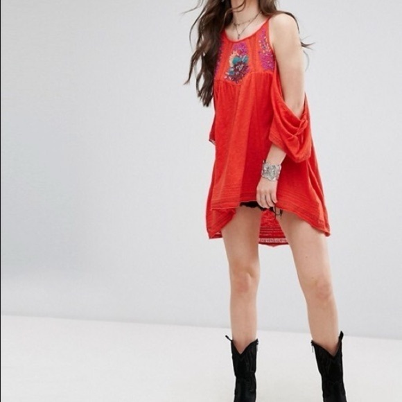 Free People Fast times cold shoulder blouse top - Picture 1 of 8